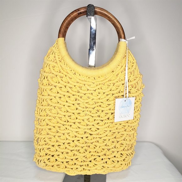 Handbags - NWT Sigrid Olsen Handcrafted Woven Handbag